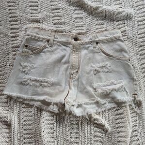Levi's Distressed Jean Shorts